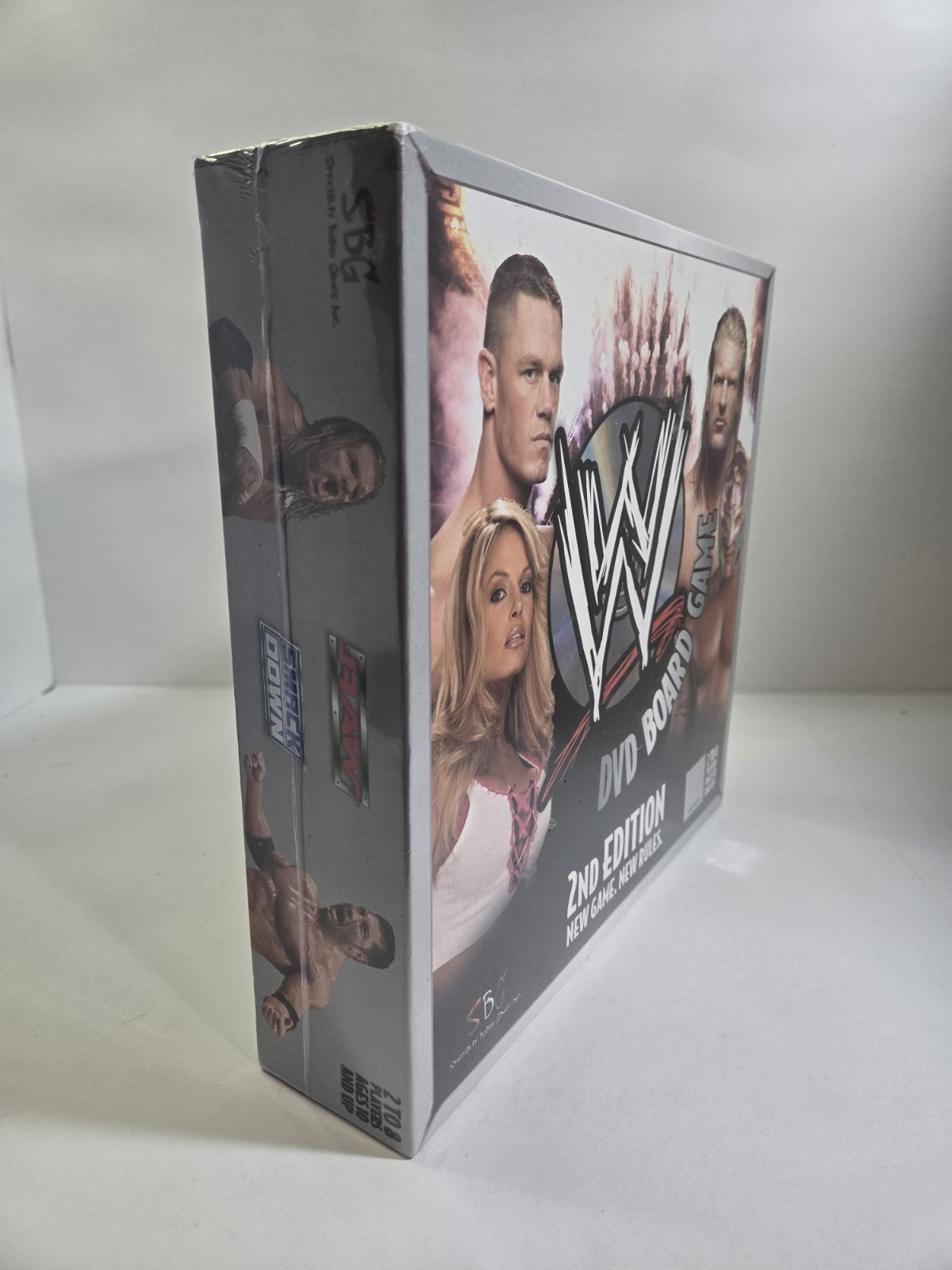 WWE DVD Board Game Specialty Board Game SPG 2nd Edition Raw WWE Smackdown Sealed