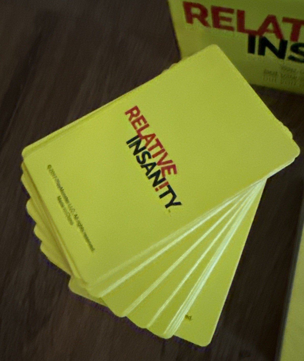 Relative Insanity Party Family CardGame – Cards Sealed By Playmonster