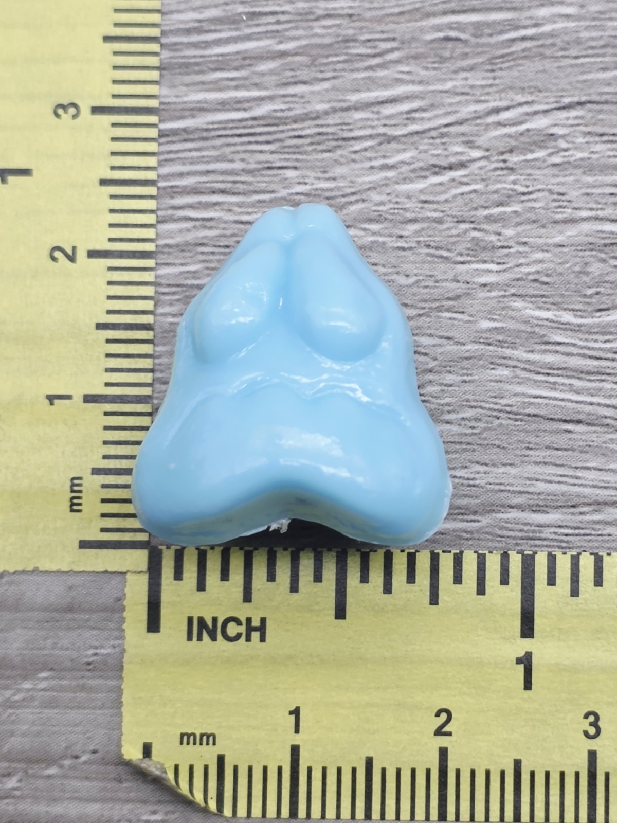 Gogo’s Crazy Bones #39 Scared Light Blue Solid