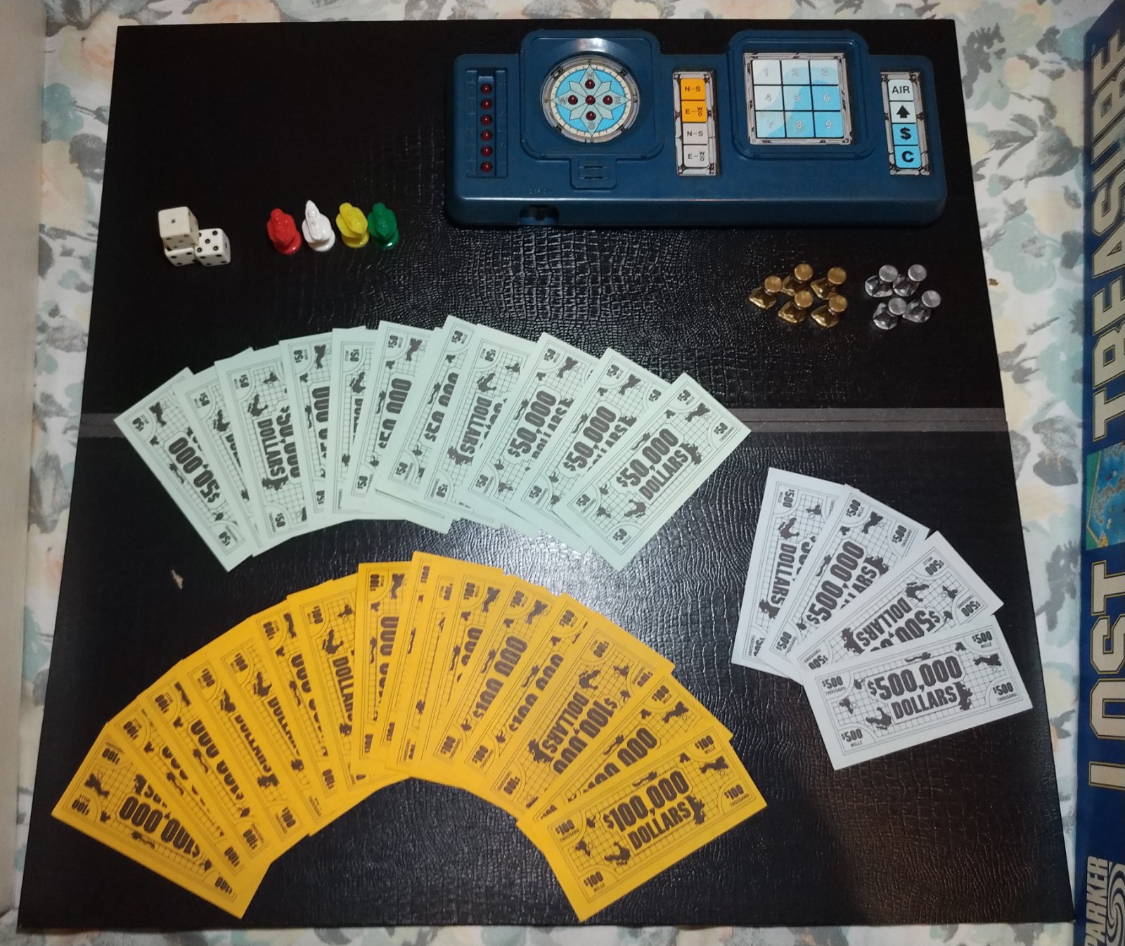 Vintage 1982 Lost Treasure Board Game Parkers Brothers Deep Sea Diving