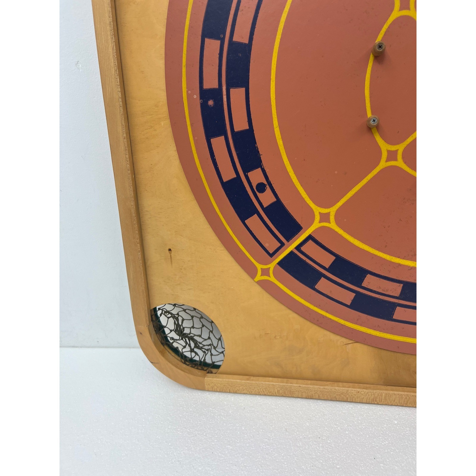 Carrom Industries Model 95 Vintage Double Sided Wooden Game Board Wood Wall Art