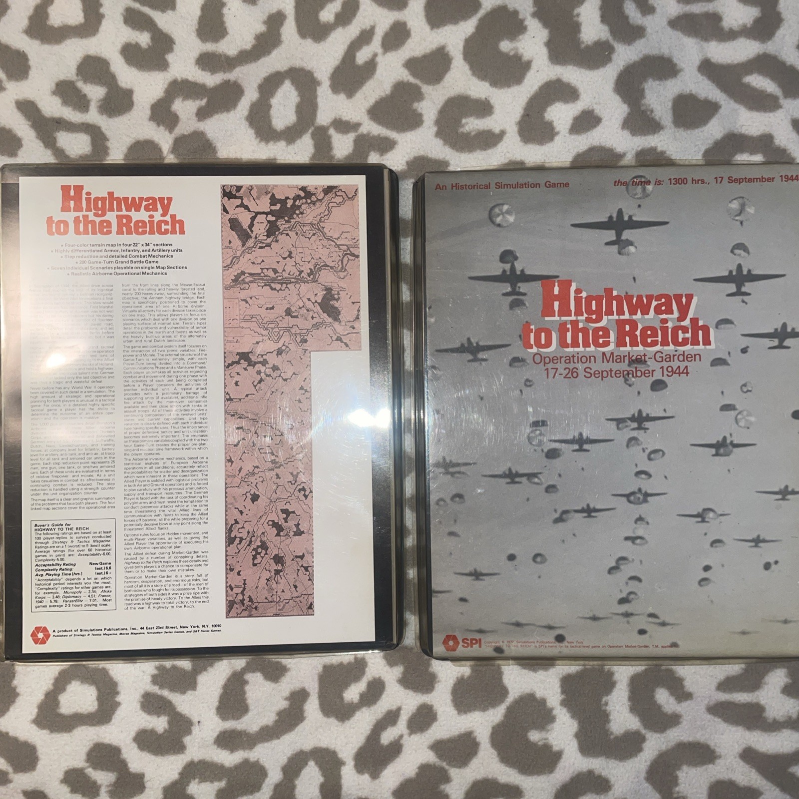 SPI. 1977. Highway to The Reich. Punched. Components In Excellent Condition