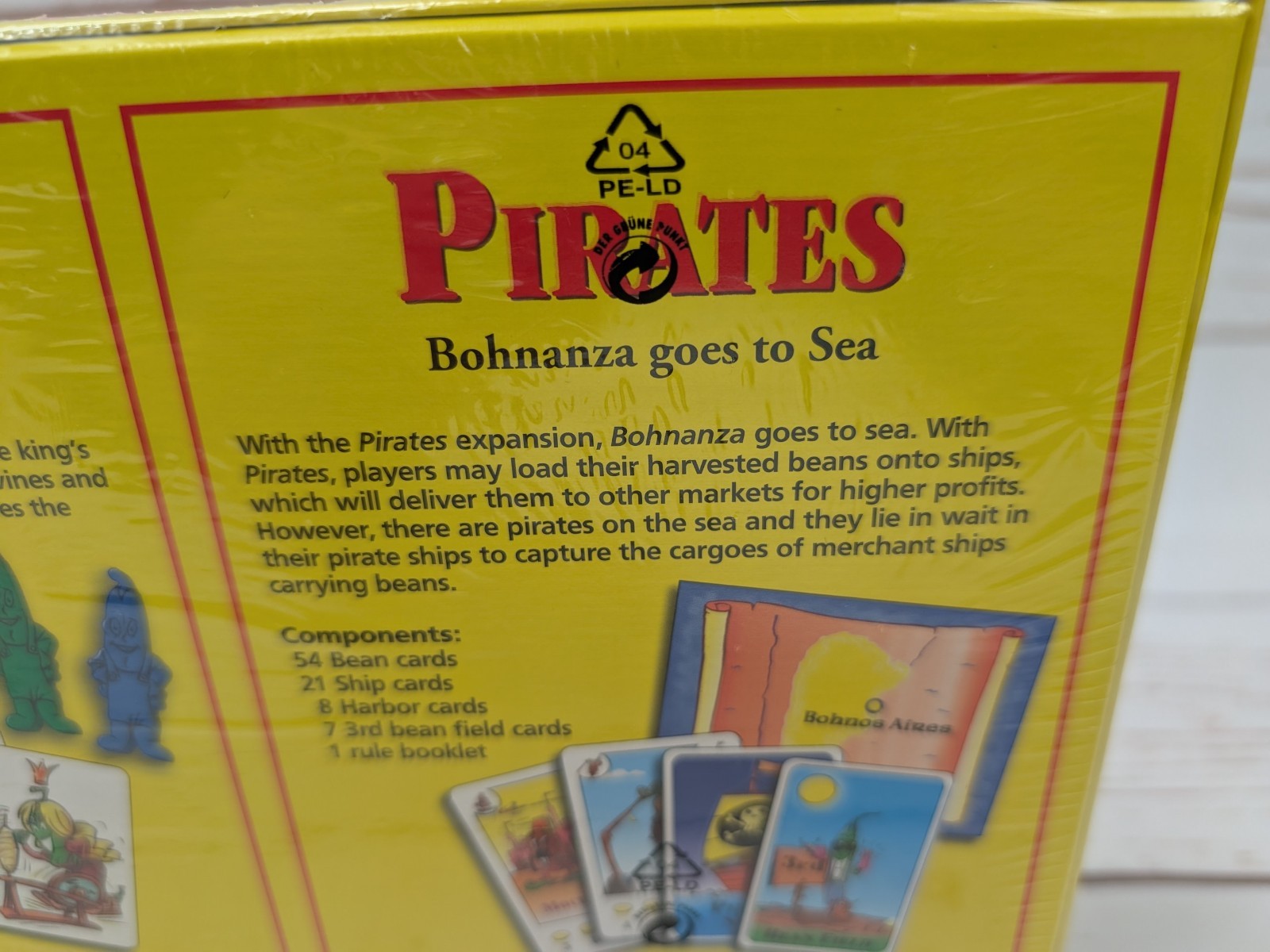 Bohnanza Princes and Pirates Card Game Expansion Rio Grande Amigo NIS
