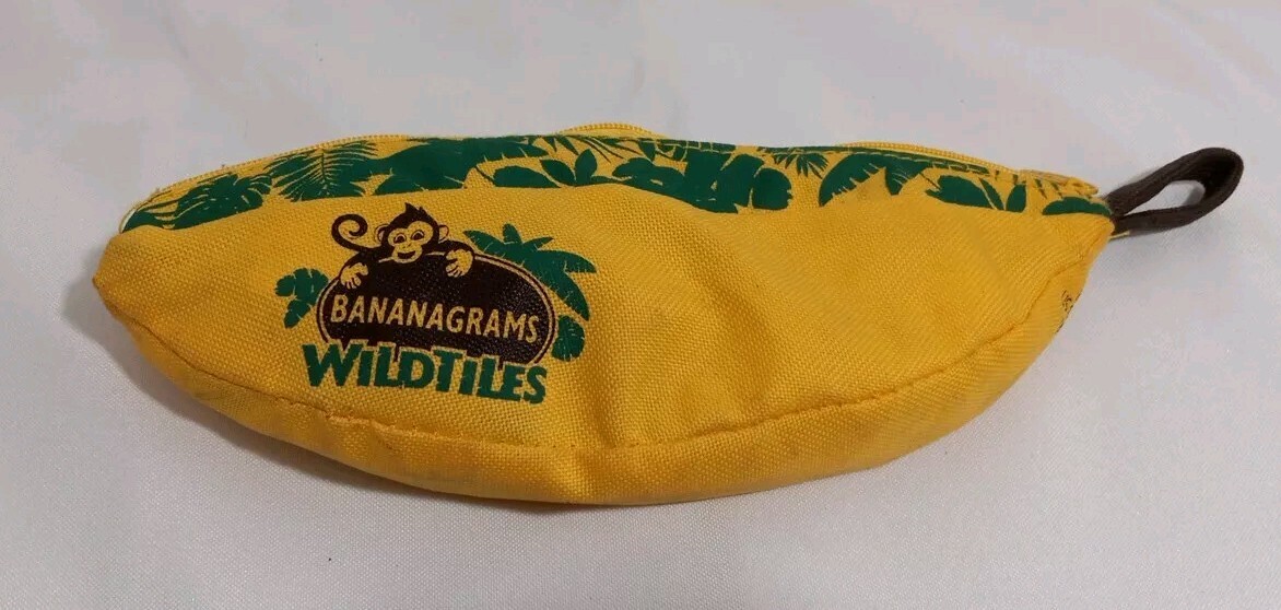 Bananagrams Replacement WildTiles Word Game In Banana Bag
