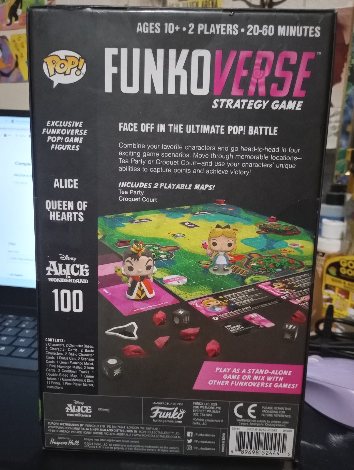 Funko Pop! Funkoverse Strategy Game: Disney Alice In Wonderland Edition NEW