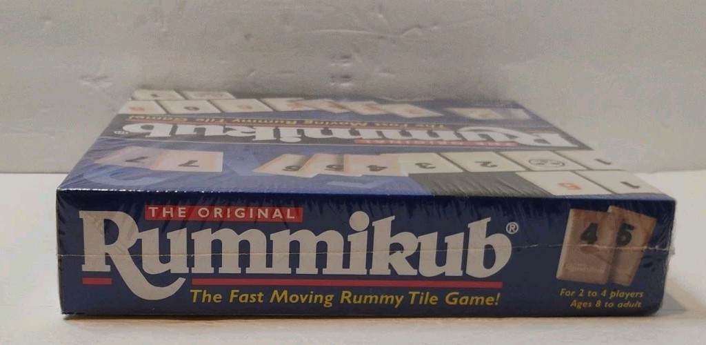 1997 The Original Rummikub Fast Moving Rummy Tile Game Pressman (0400D) NEW