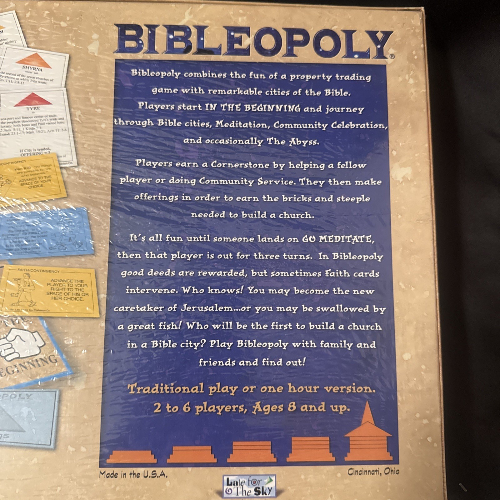 BibleOpoly Game – Biblical Family Faith Fun – New Sealed Box- Fast Shipping