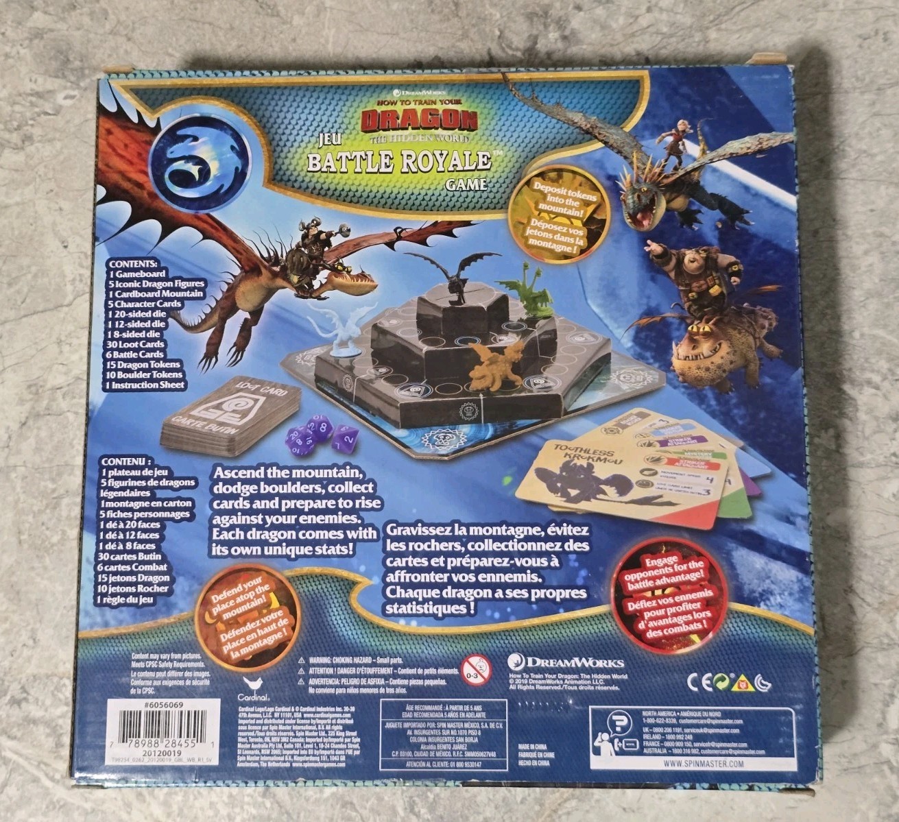 How to Train Your Dragon The Hidden World Battle Royale Board Game New Sealed