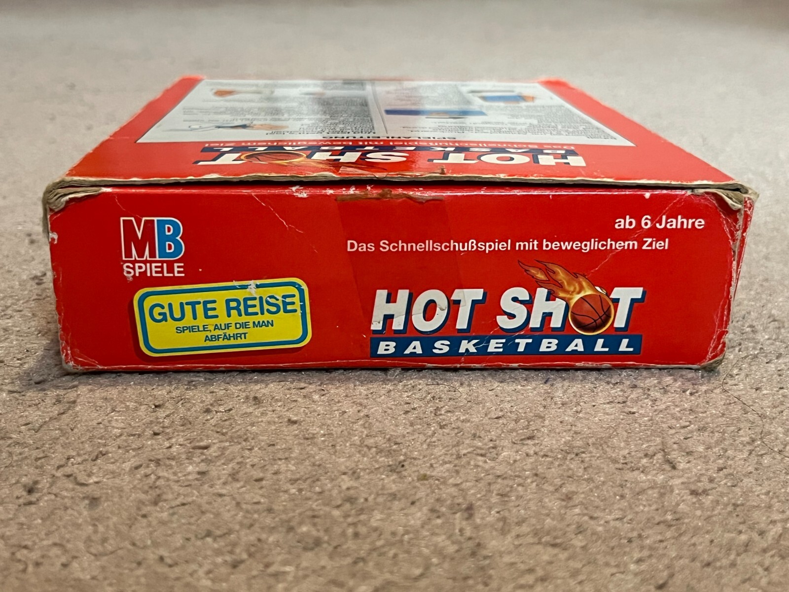 Hot Shot Basketball Travel Games Milton-Bradley 1992 VTG Rare Comes with 1 Ball