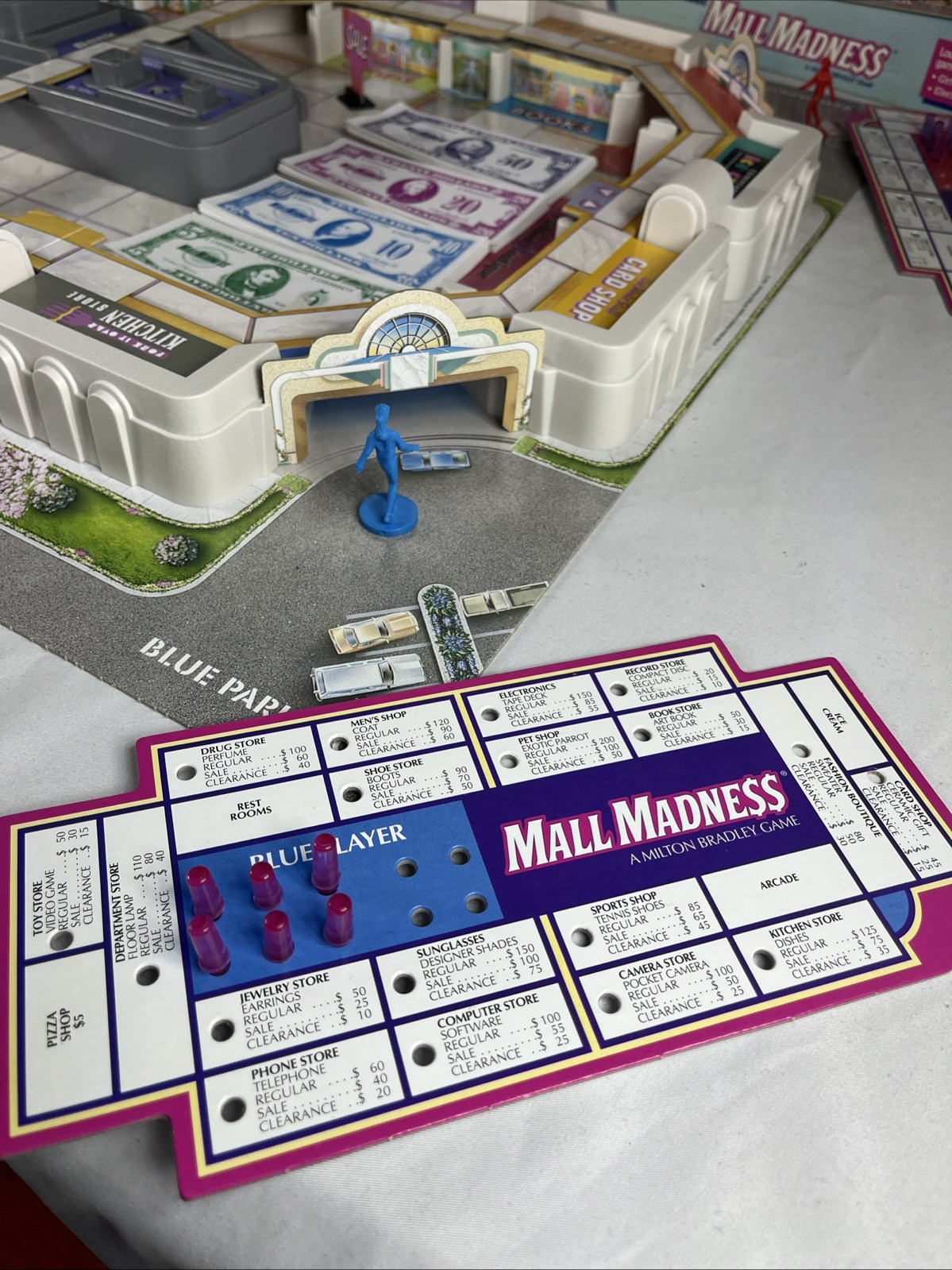 Electronic Mall Madness Milton Bradley-100% Complete w/ Working Electronic Unit