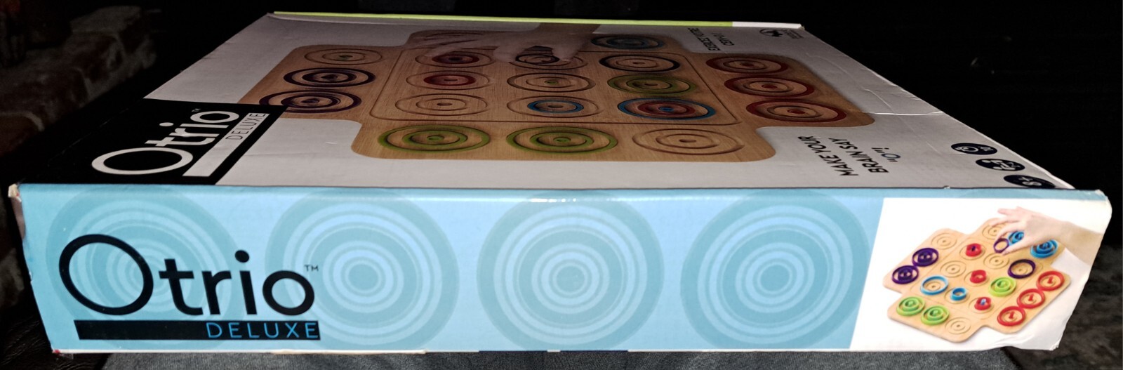 Otrio Deluxe – Strategy Game Wood Board by Marbles Brain Workshop COMPLETE