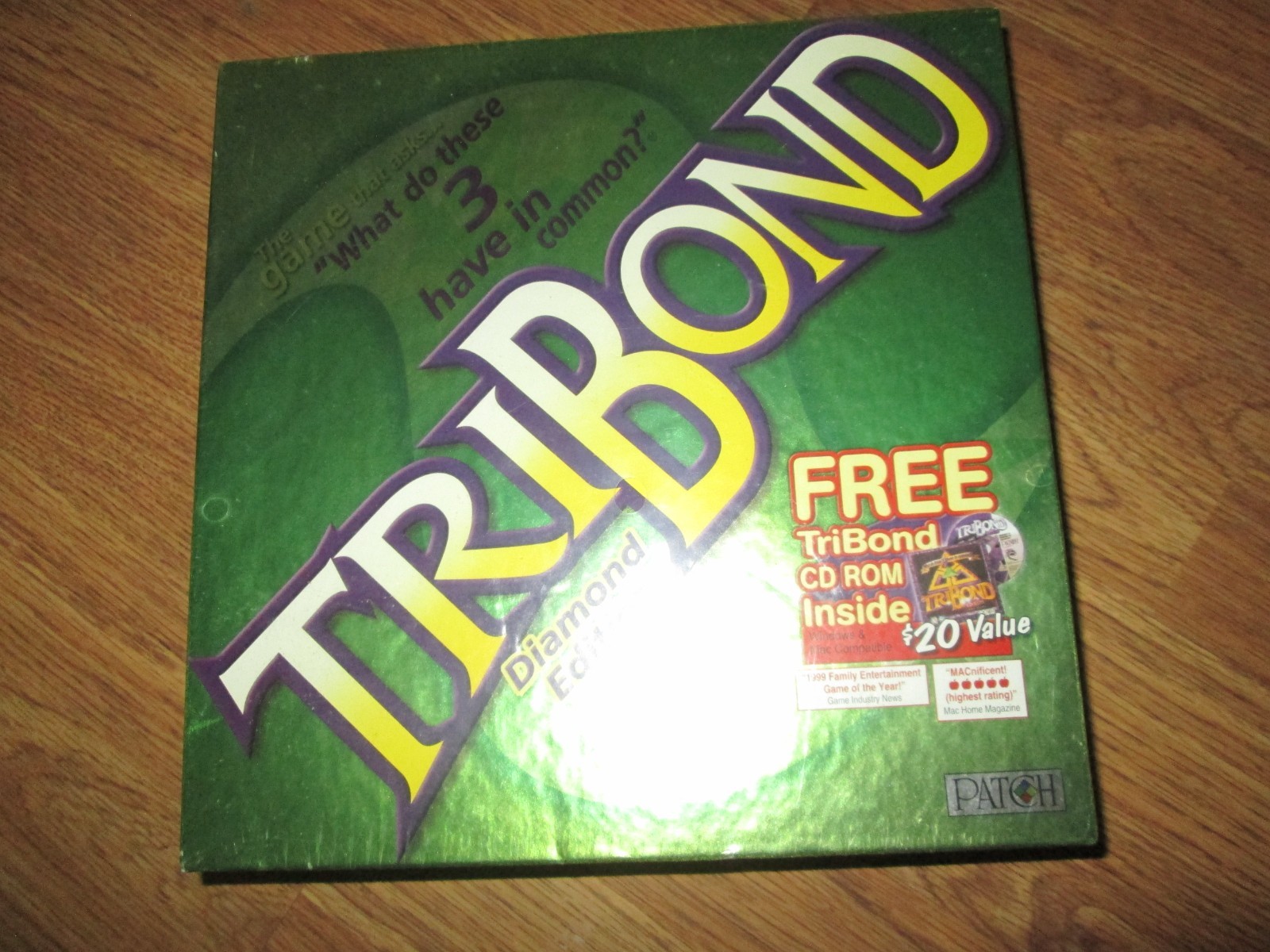 TriBond Diamond Edition Board Game 2000 Patch Products — NEW SEALED