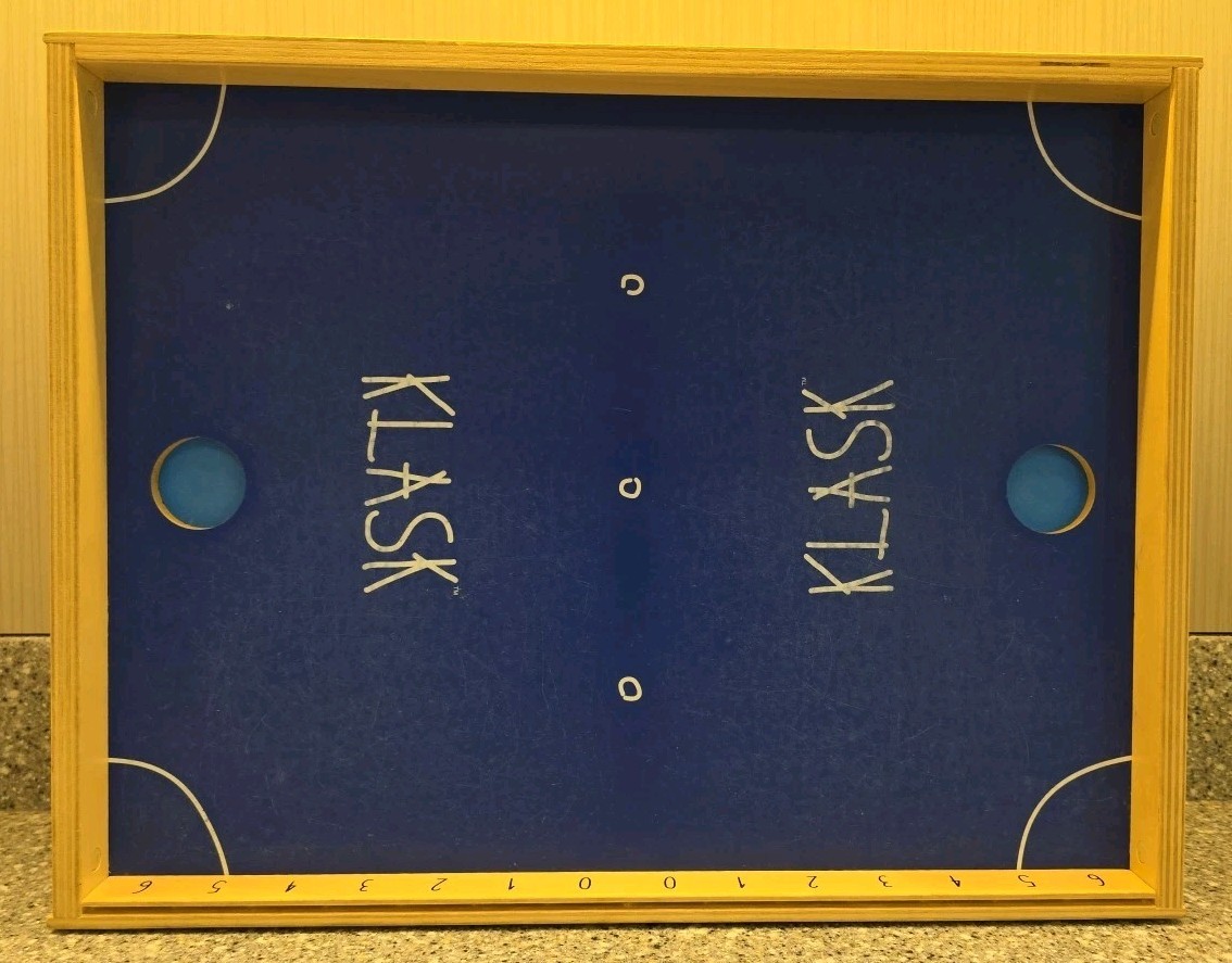 Klask Game Magnetic Skill Wooden 182 2016 Competo Buffalo No Instructions Or Box