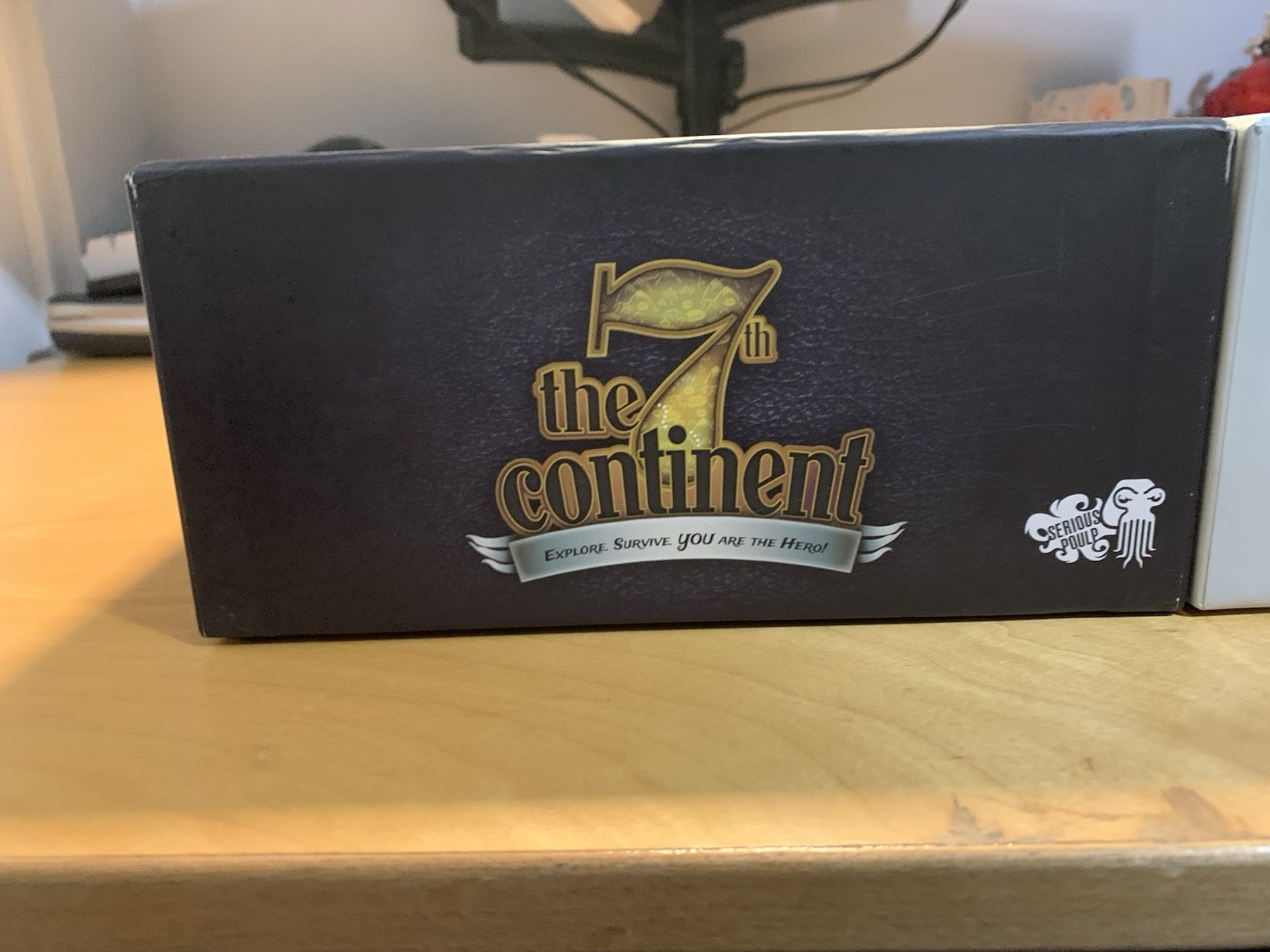 The 7th Continent Board Game + What Goes Up Expansion, Kickstarter Versions