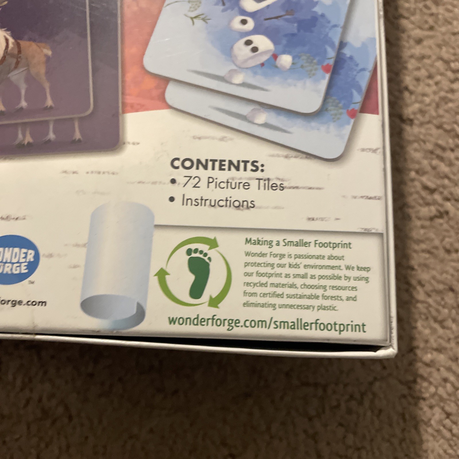 DISNEY FROZEN II Memory Match Game 72 Cards Kids ELSA ANNA OLAF Educational