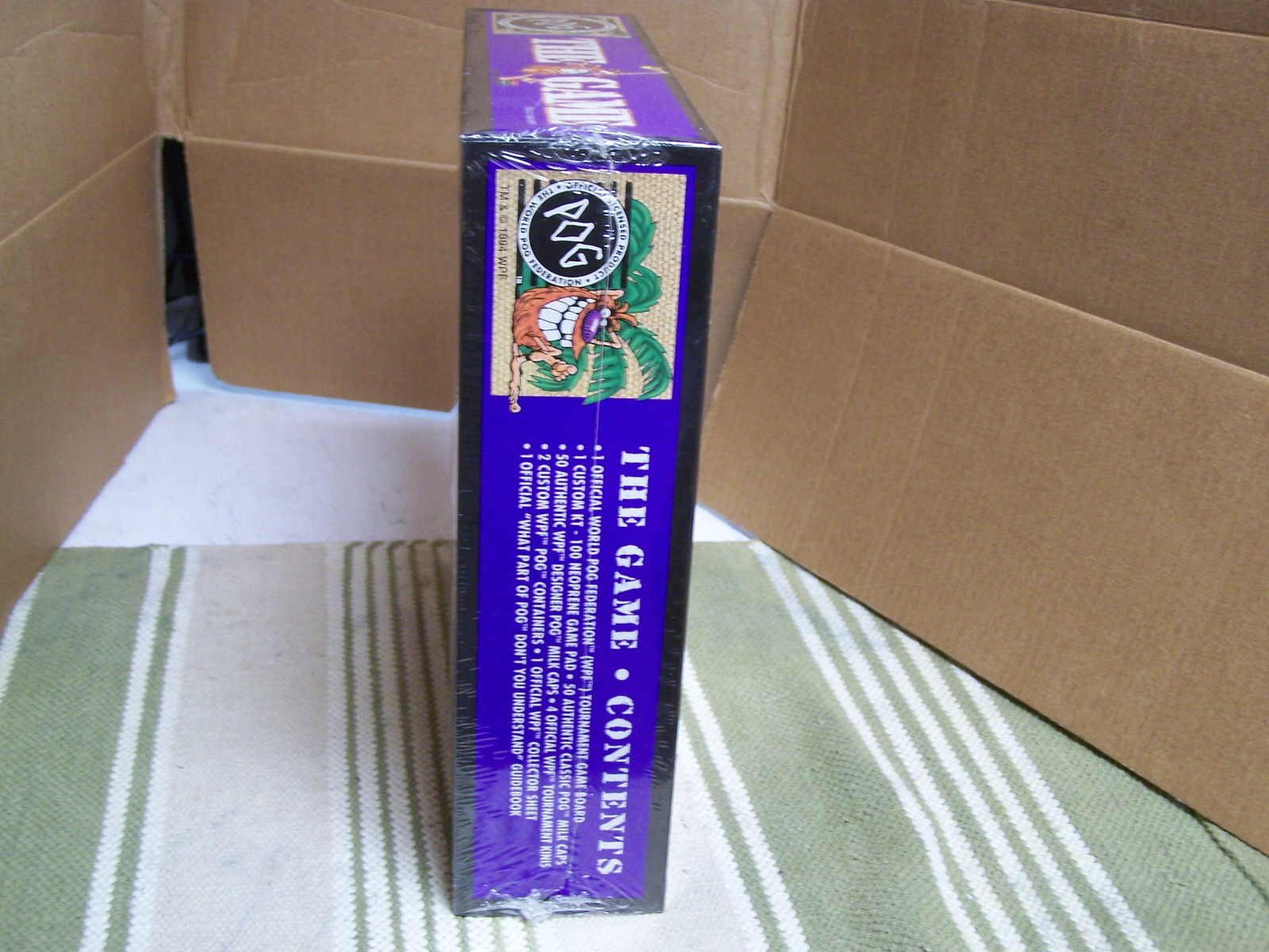 Pog The Game World Pog Federation,1994, NEW SEALED CIB