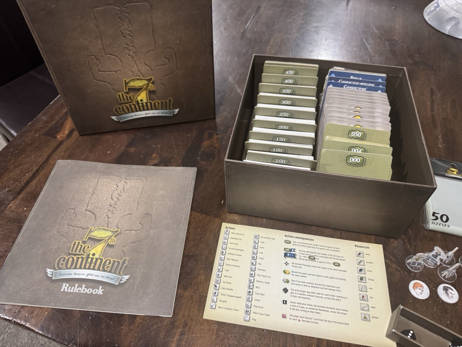 The 7th Continent Classic Edition Base Game Excellent Condition Used Complete
