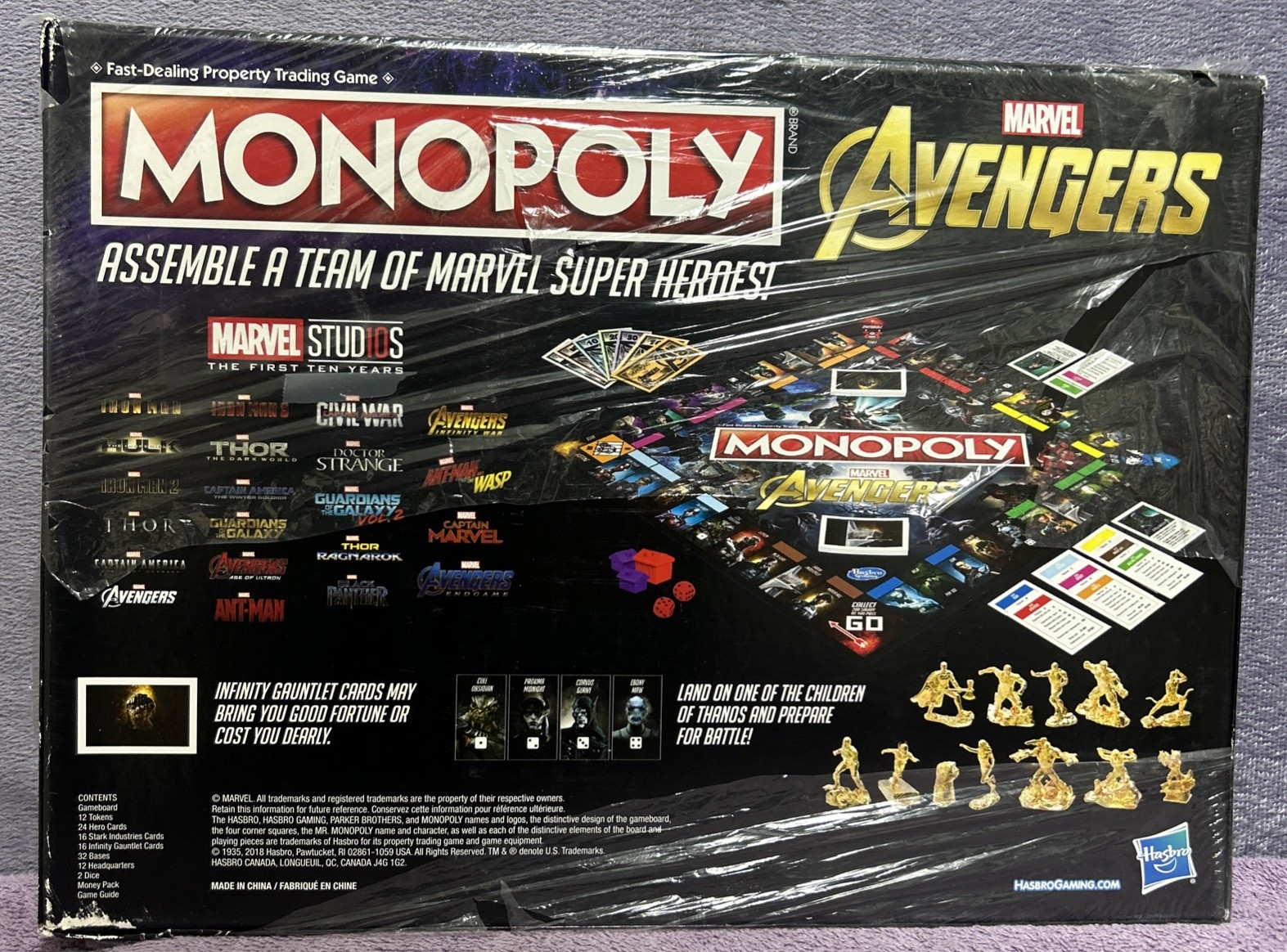 Monopoly: Avengers Endgame Special Edition Board Game NEW SEALED