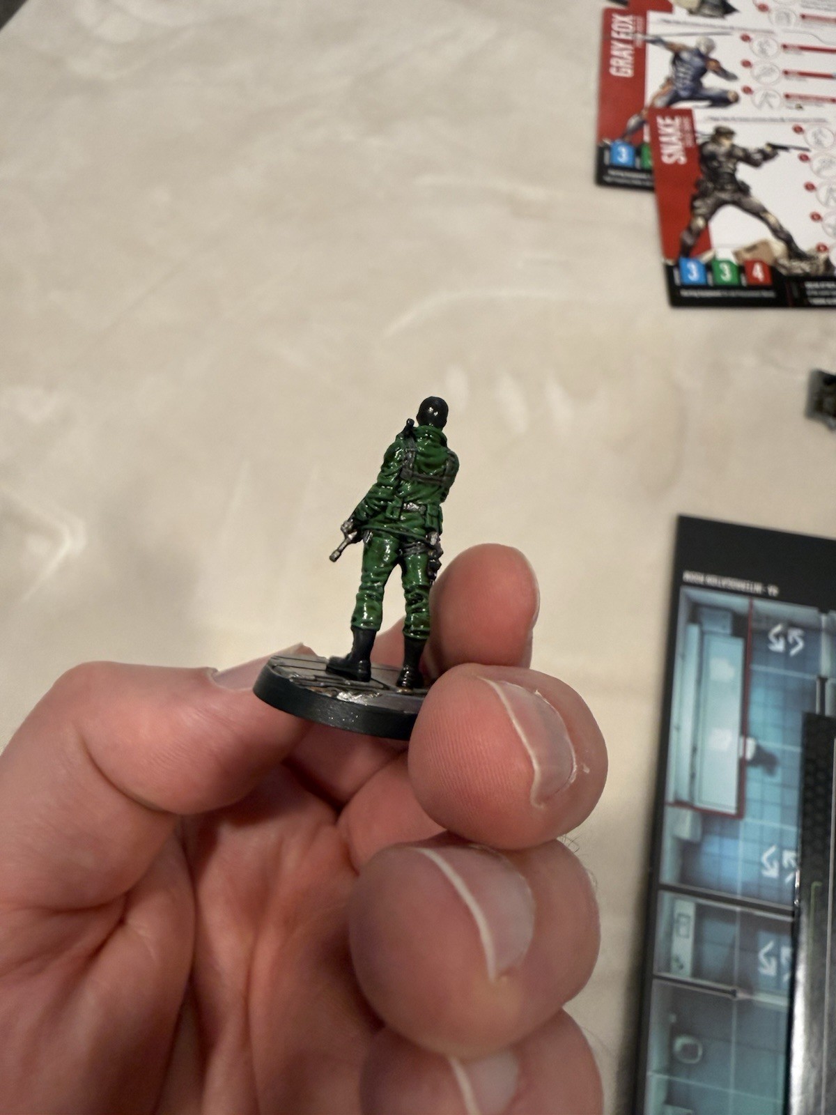 Metal Gear Solid: The Board Game Standard Edition by CMON. Painted