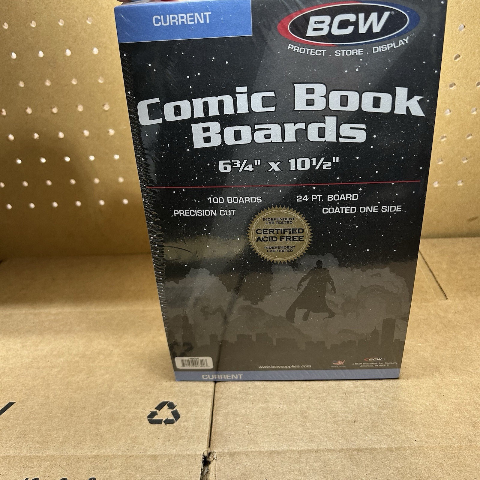 BCW Current Comic Backing Backer Boards Pack of 100 6 3/4 X 10 1/2-100 Count-NEW