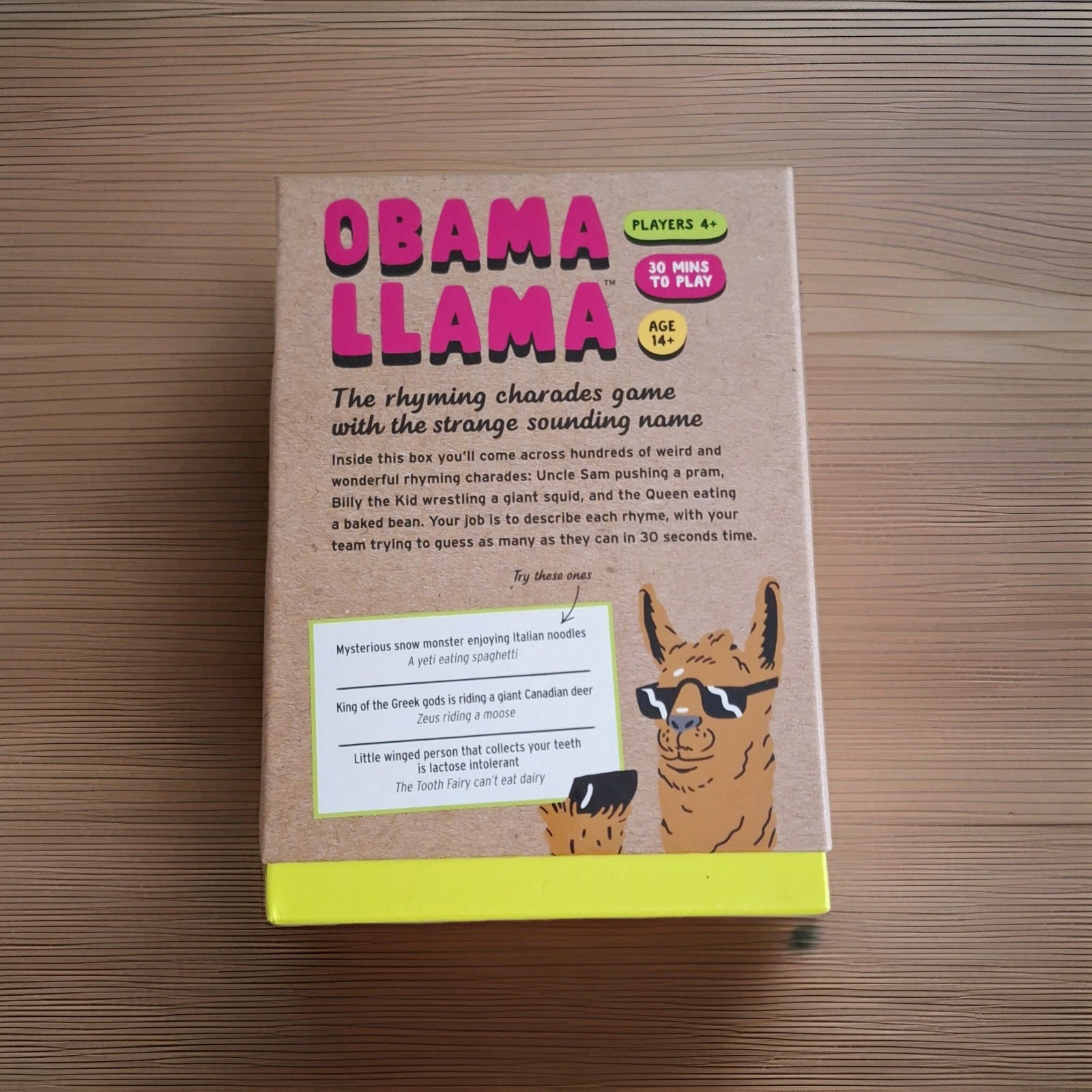 Big Potato Obama Llama Party Game Complete Game 4+ Players 14+