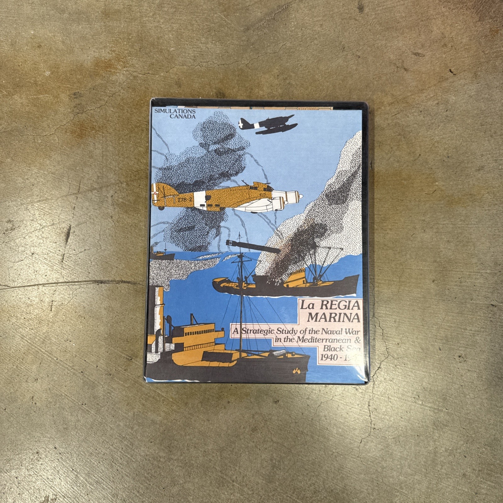 Vinytage 1983 War Game La Regia Marina Simulations Canada Mostly Unpunched