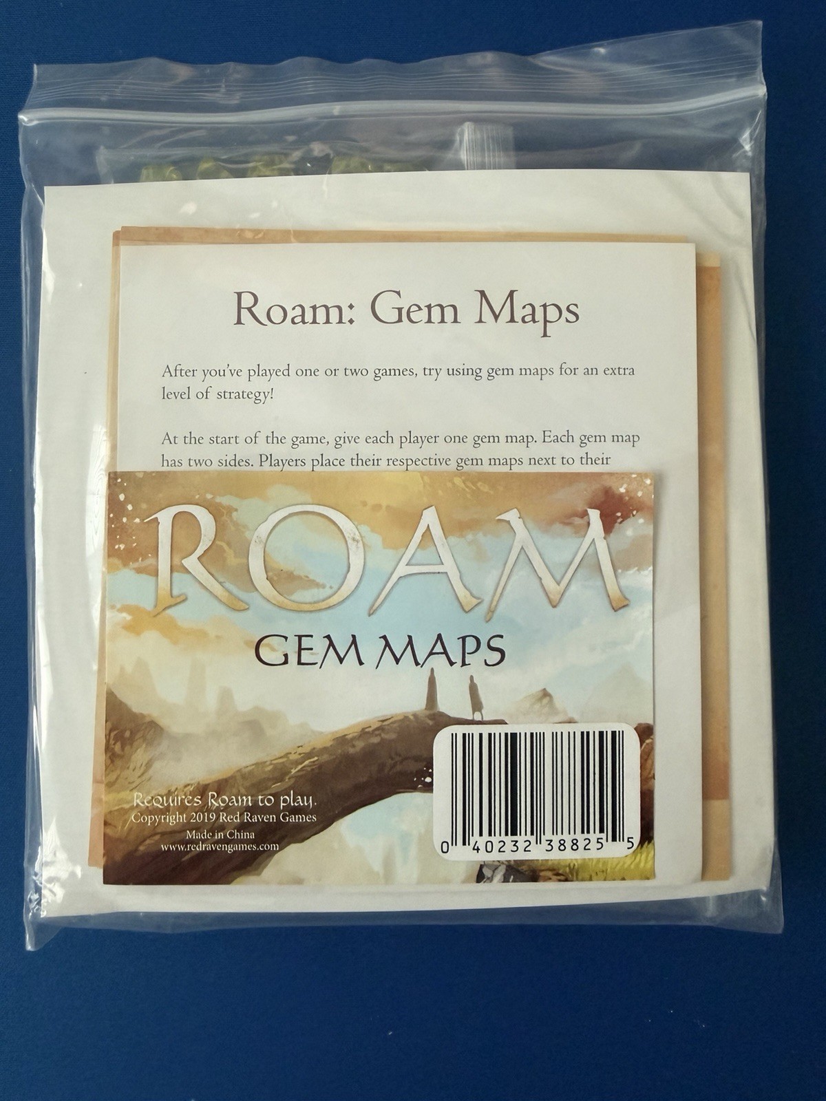 Roam Ryan Laukat Red Raven + Metal Coins + Gem Maps + Animals Promo + Sleeved