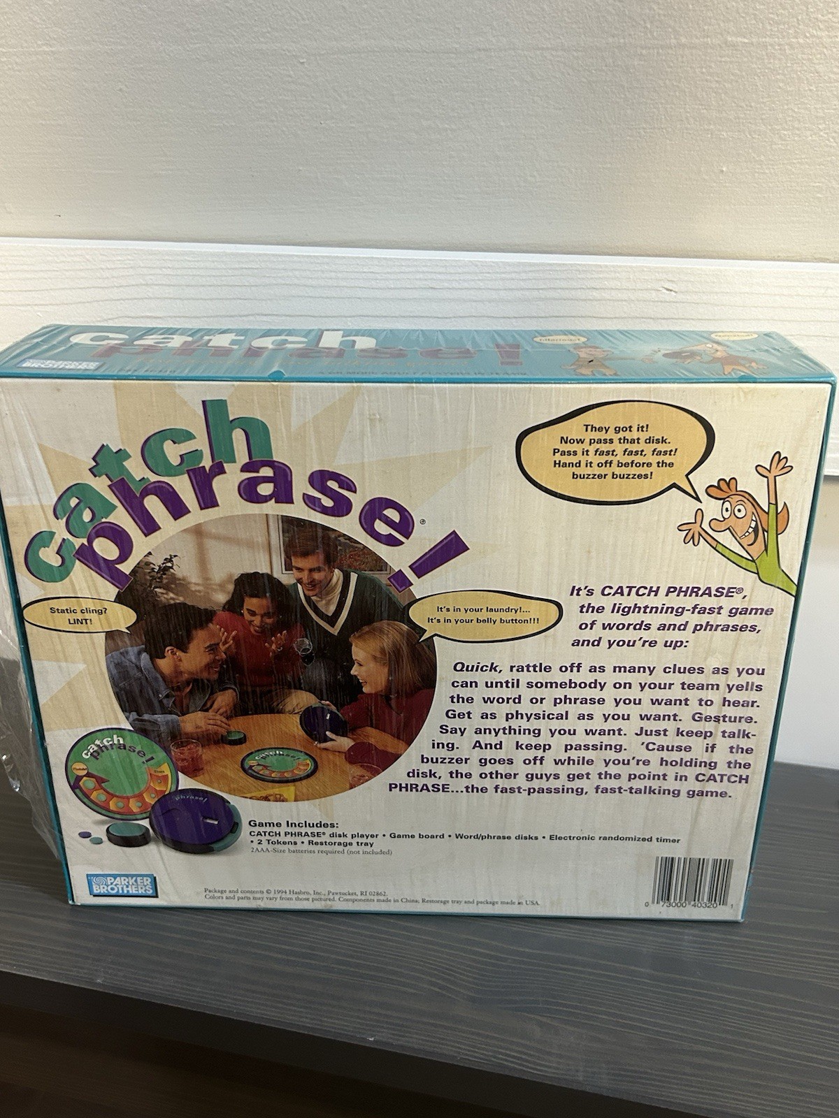 Vintage Catch Phrase Party Game 1994 Original Edition Parker Brothers New! READ