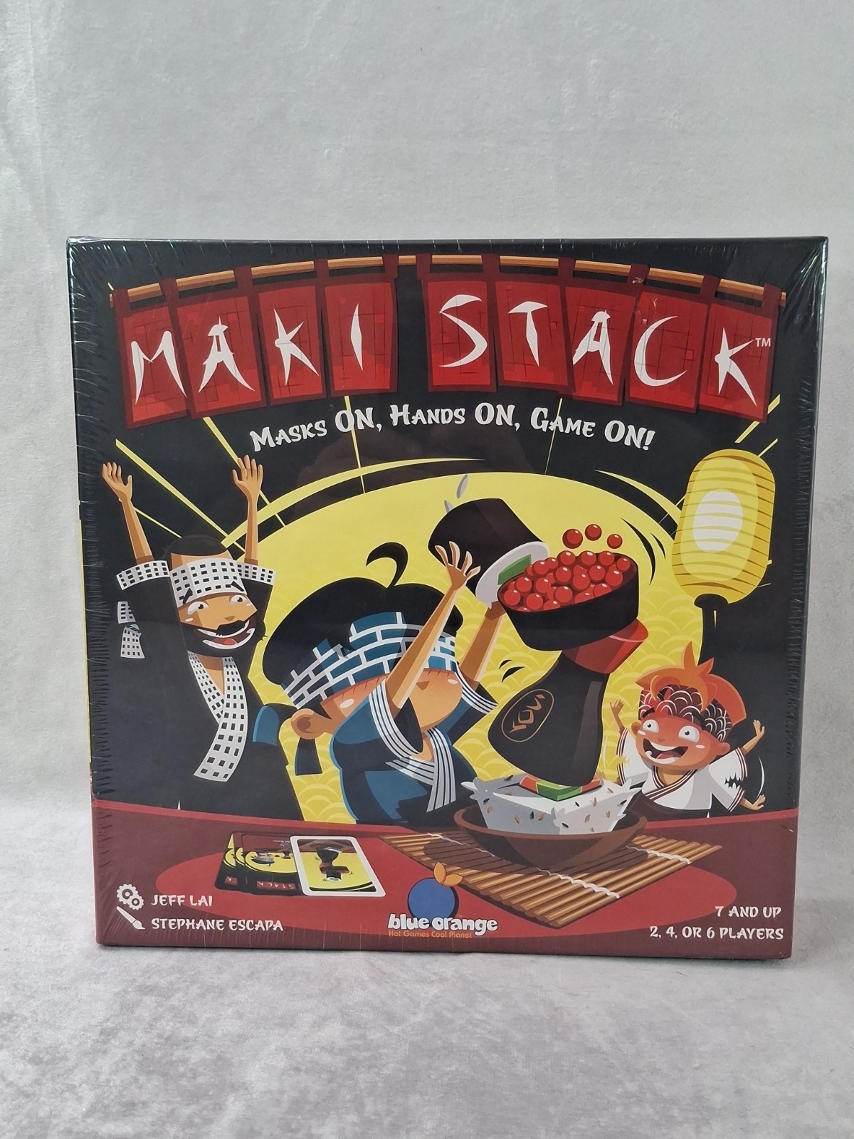 Maki Stack Family Party Dexterity Game by Blue Orange Chopsticks Blindfold NEW