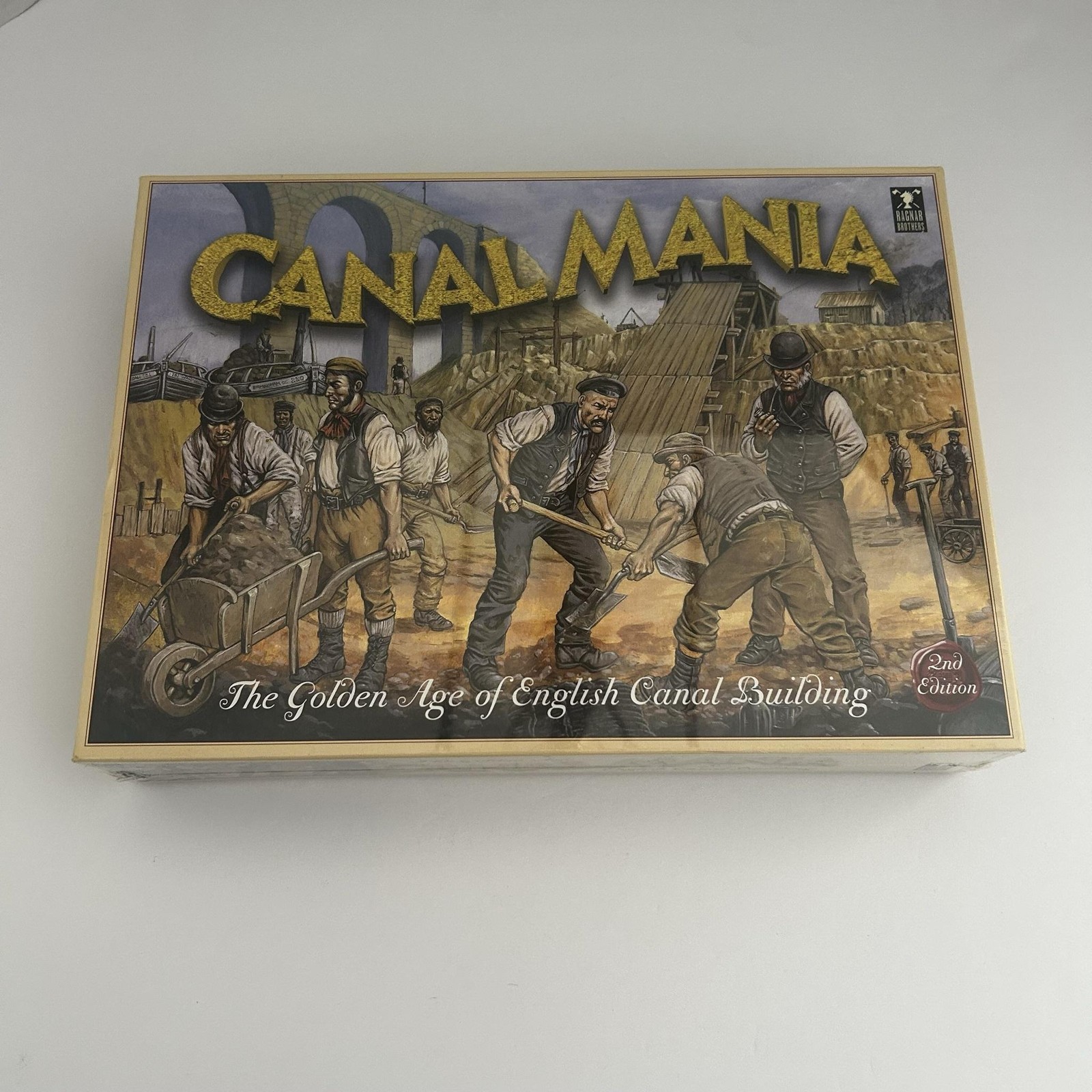 Ragnar Brothers Canal Mania Strategy Board Game 2006 2-5 Players 14+ New Sealed