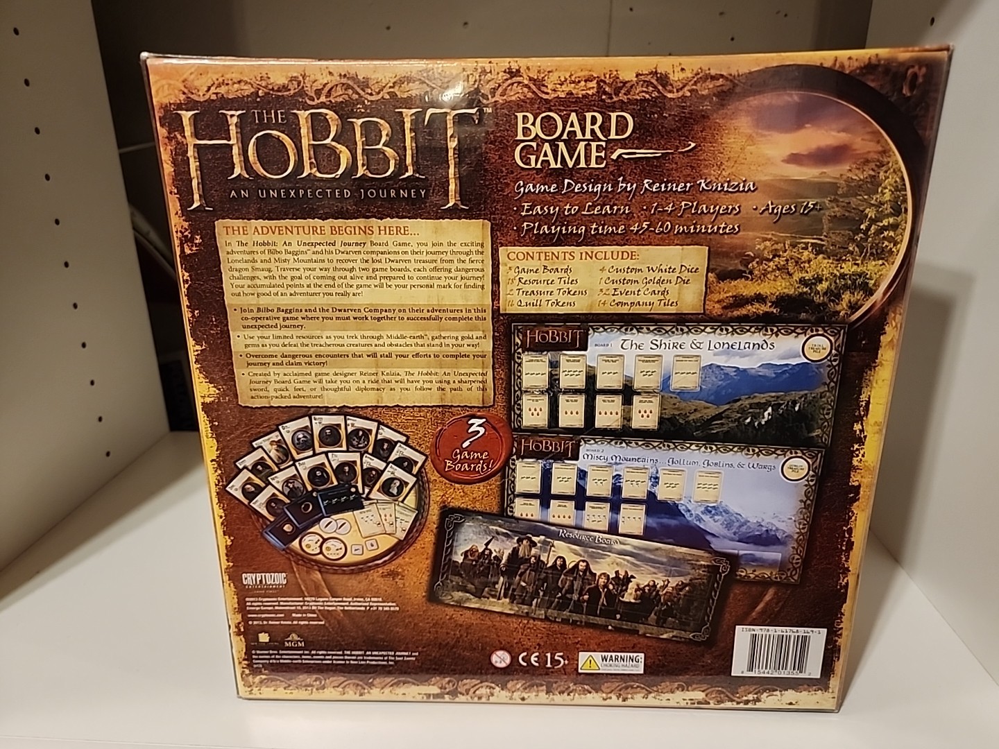 The Hobbit An Unexpected Journey Board Game – 100% Complete BRAND NEW