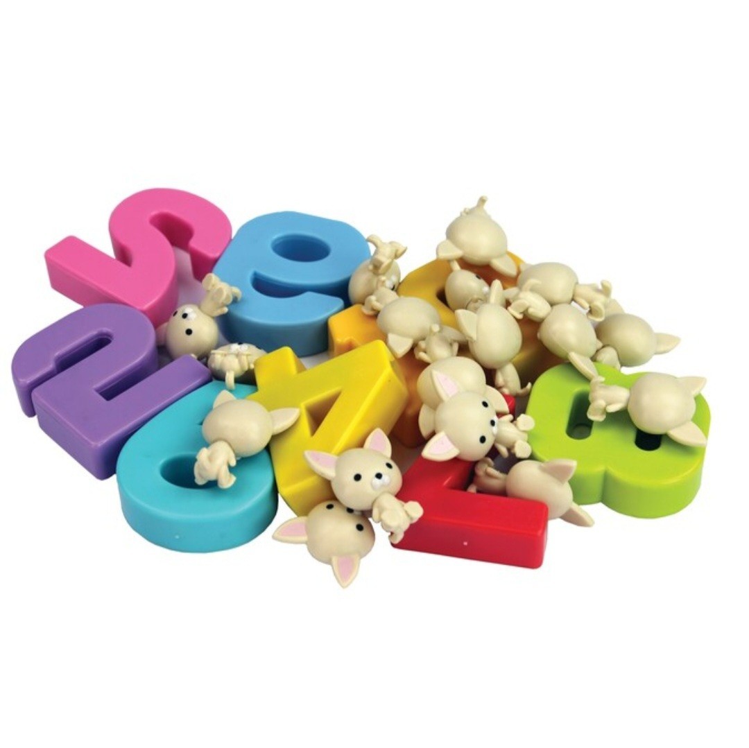 Puppy Up – Ages 3+ -1 to 4 Players-It’s the Tipsy, Topsy Numbers Game