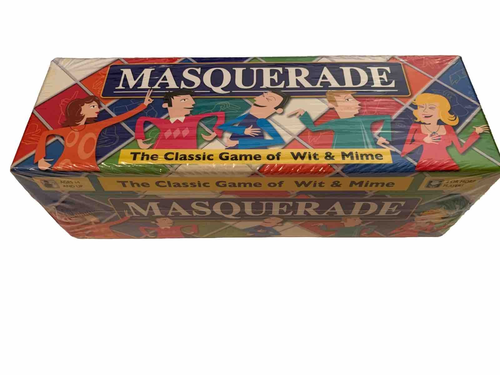 New Cheatwell Games Masquerade Classic Game of Wit Mime 3+ players Age 14 and up