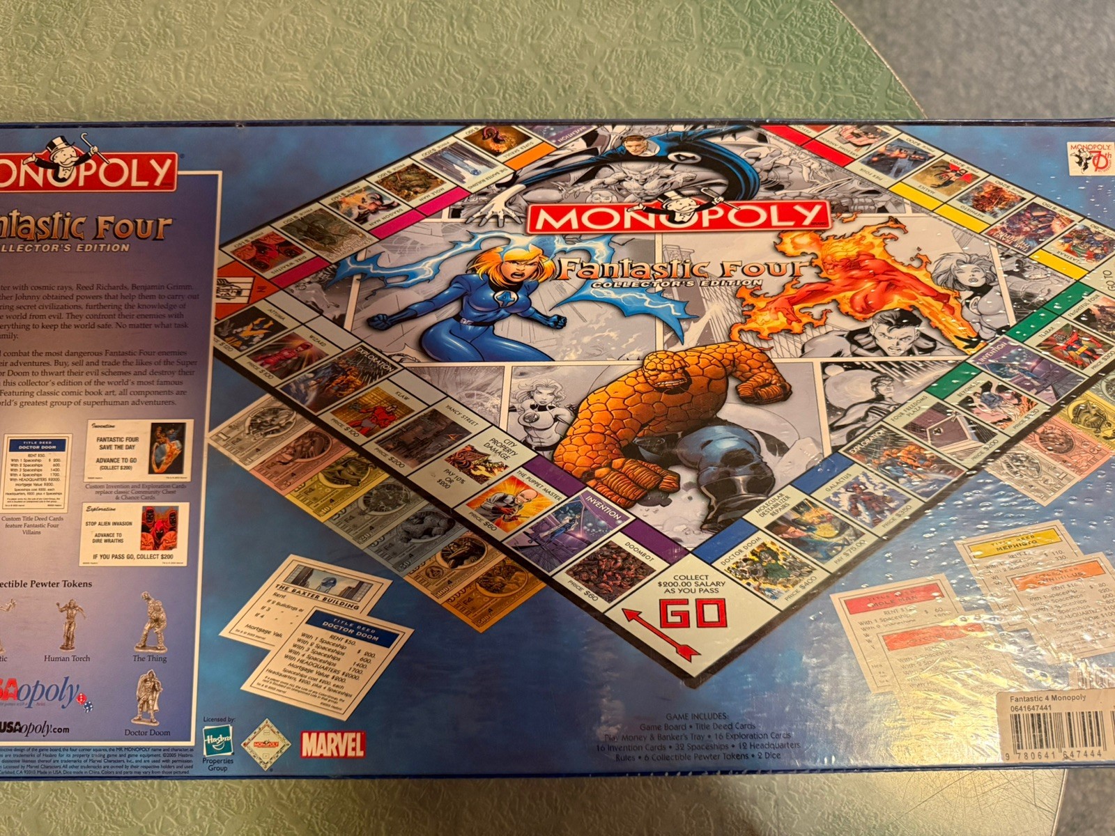 2005 Marvel Fantastic Four Collector’s Edition Monopoly NEW – SEALED