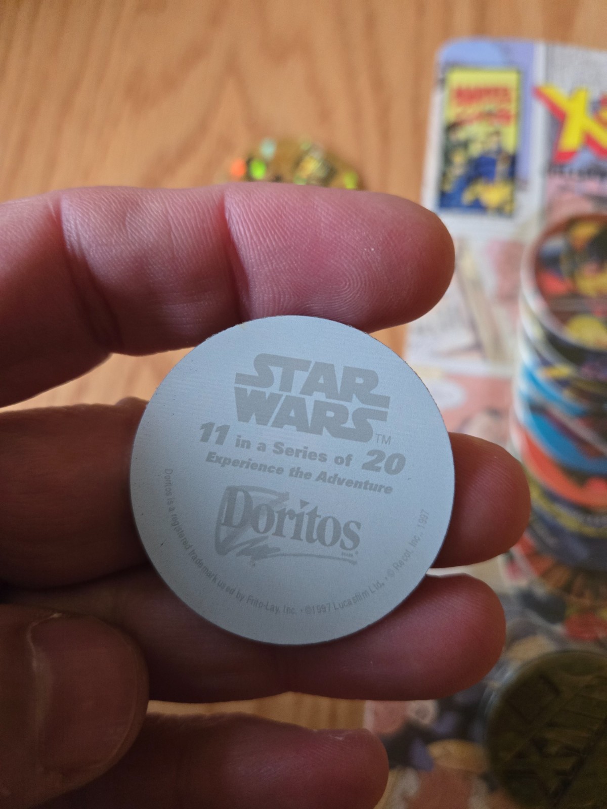 Vintage 1994 Slamco Marvel X-Men Pogs, Slammer, NIP, Plus Star Wars Pogs