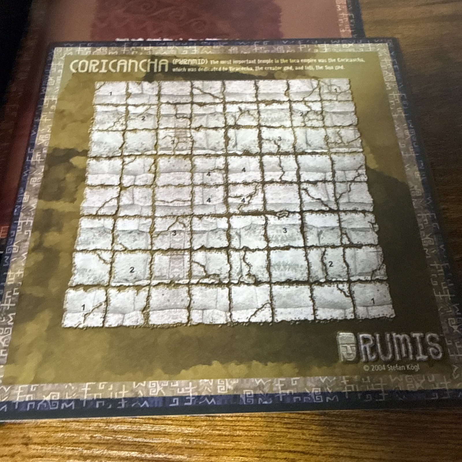 Rumis COMPLETE Educational Insights 2004 Kids Strategy Stones Pyramids Inca