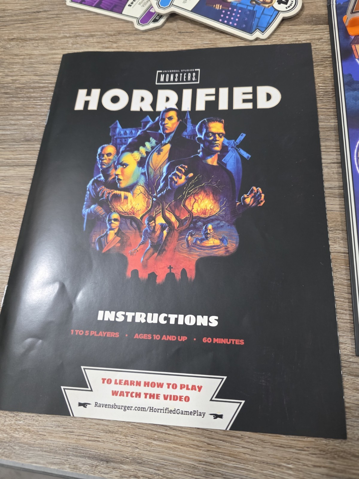 HORRIFIED board game Universal Studios monsters edition – Horror 100% Complete