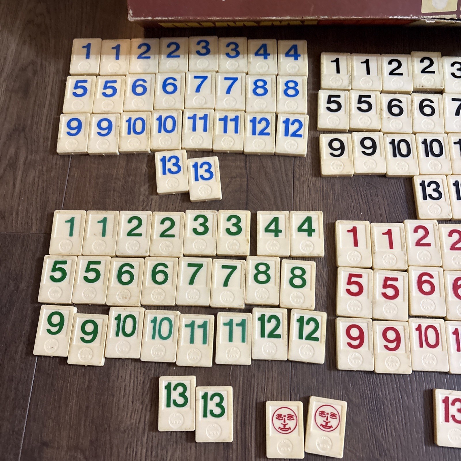 Vintage Rummifun Board Game Dan Frank & Co Rummikub Complete Tiles