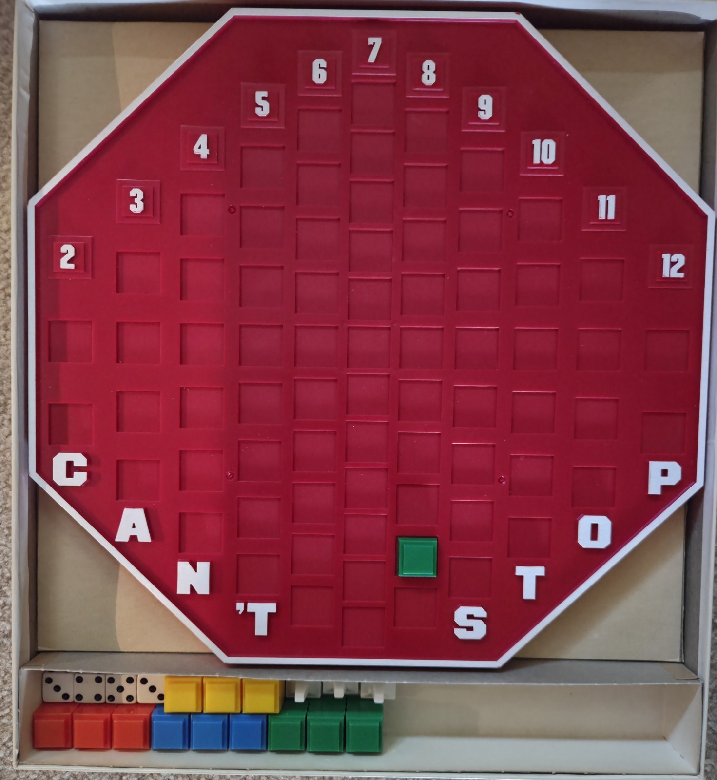 Rare CAN’T STOP Board Game 1980 Parker Brothers 100%+ COMPLETE