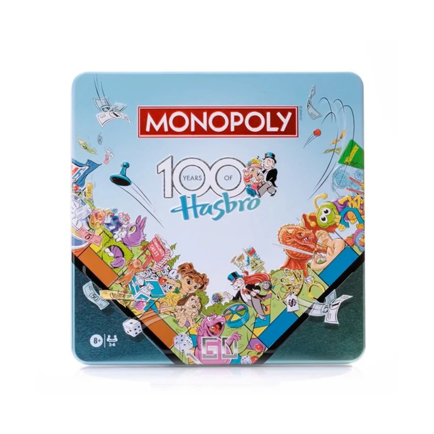 W.S. Game Company Boardgame Monopoly (Hasbro 100th Anniversary Ed) Box NM