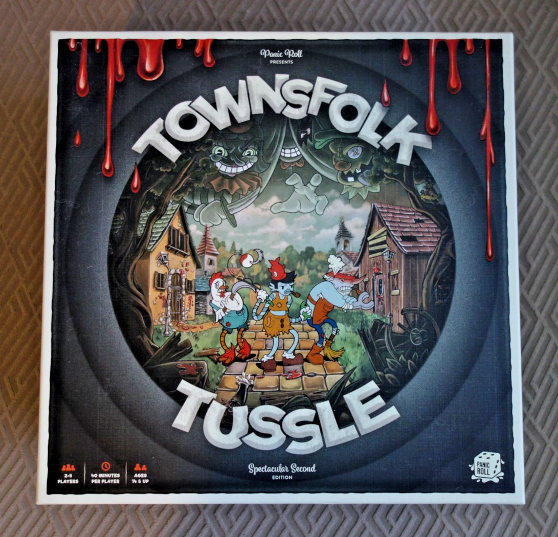 Panic Roll Board Game Townsfolk Tussle (Kickstarter Spectacular 2nd Box EX/NM