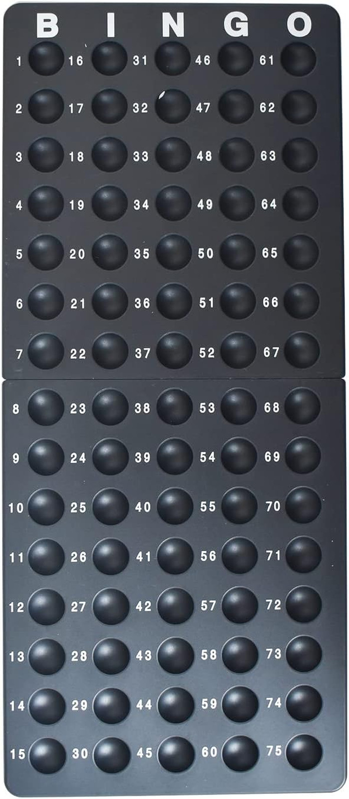 Deluxe Bingo Game Set – Metal round Cage, 75 Colored Balls, 50 Bingo Cards, 300