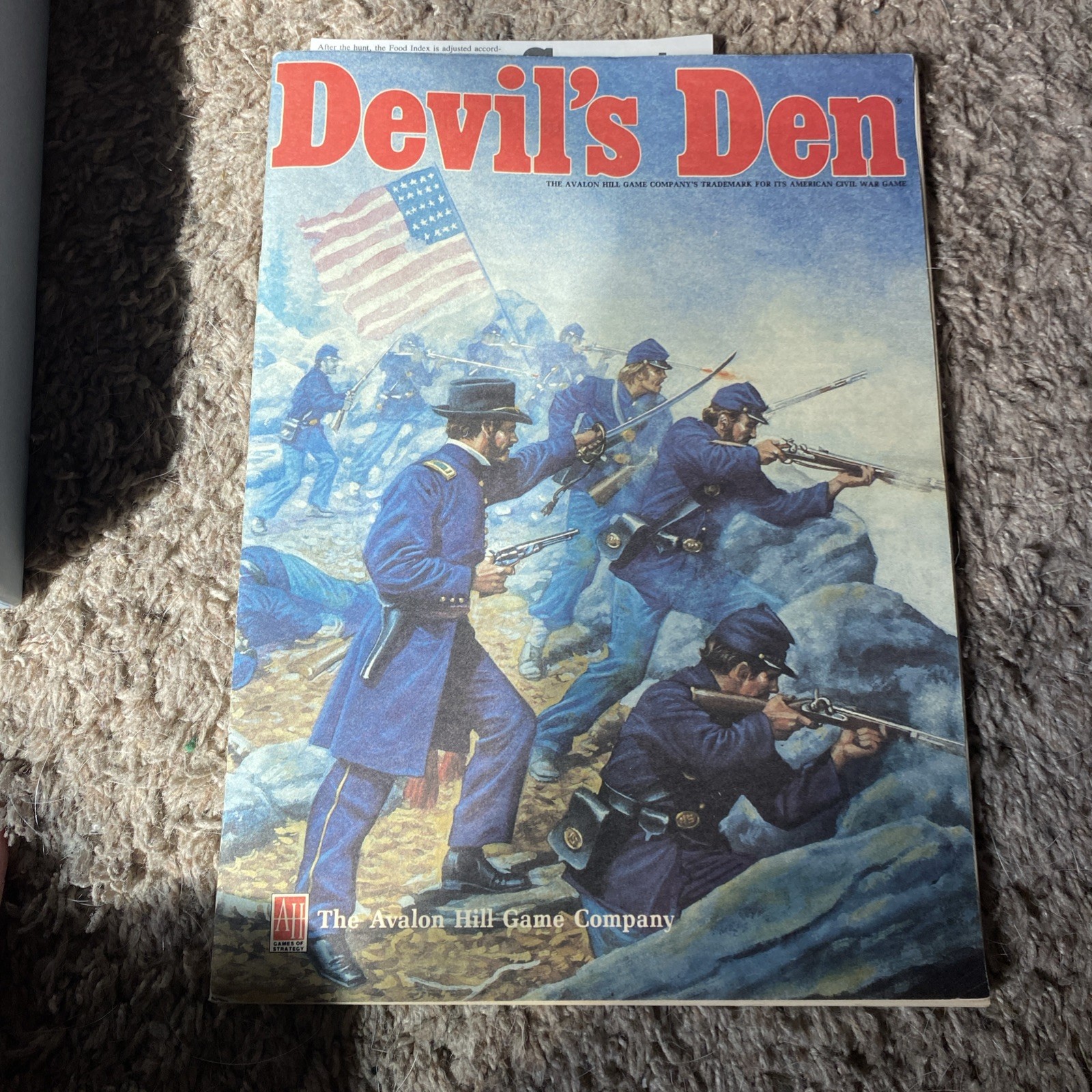 Vintage Rare Devil’s Den Board Game by The Avalon Hill Game Company.