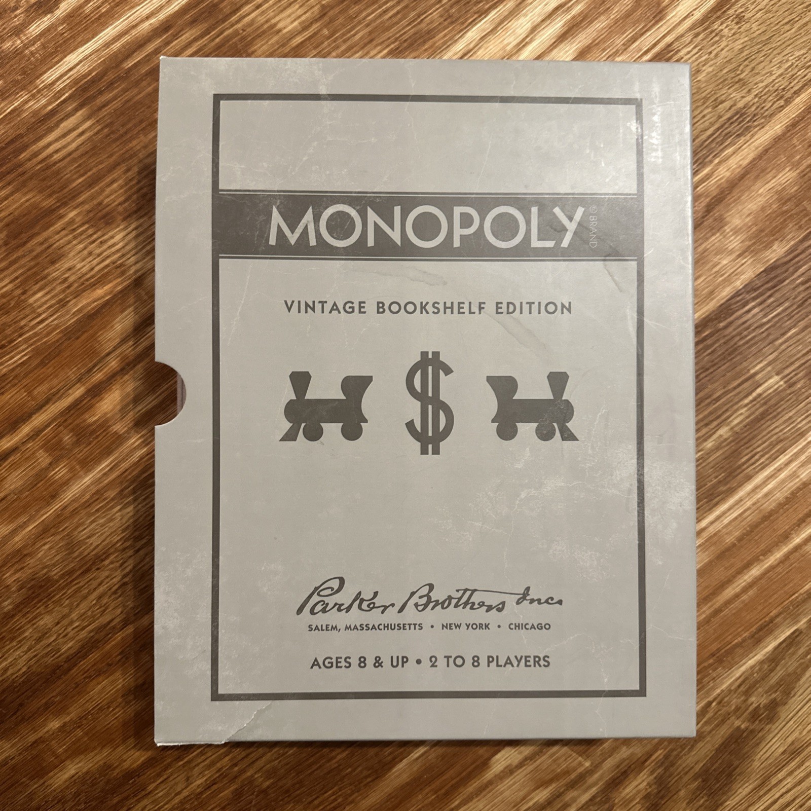 WS Game Company Monopoly Vintage Bookshelf Edition | Classic Monopoly Board Game