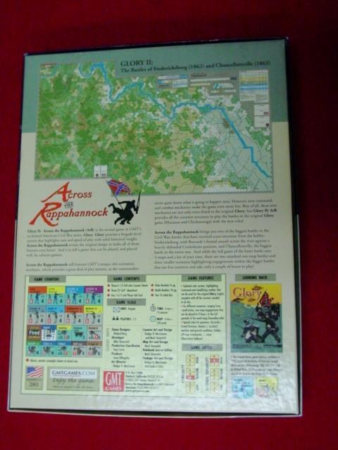 GMT – Across the Rappahannock – Glory II: Chancellorsville ++ Game (UNPUNCHED)
