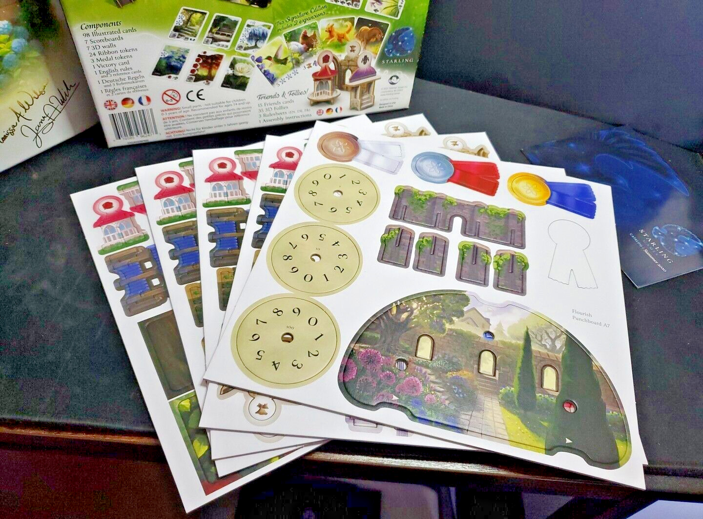 Starling Game “Flouish” Board Game Signature Edition 1-7 Players 1st Edition