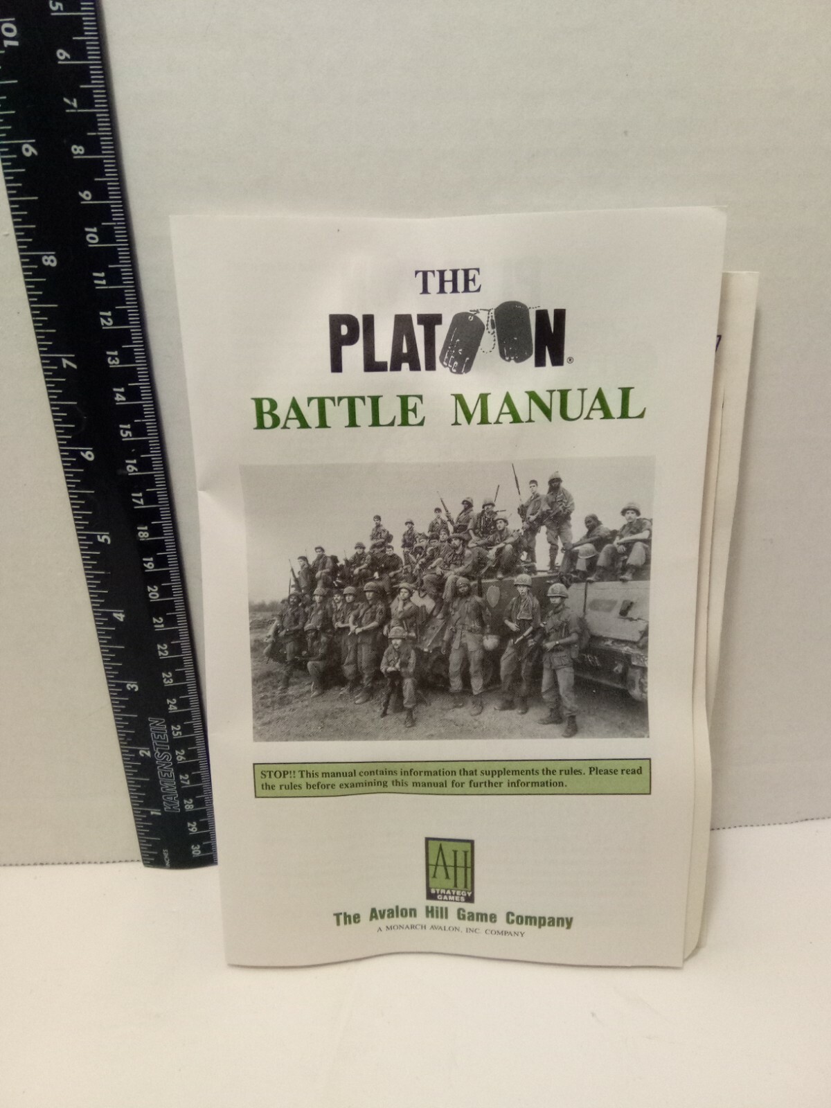 1986 Platoon The Avalon Hill Game Co. Never Used Great Graphics