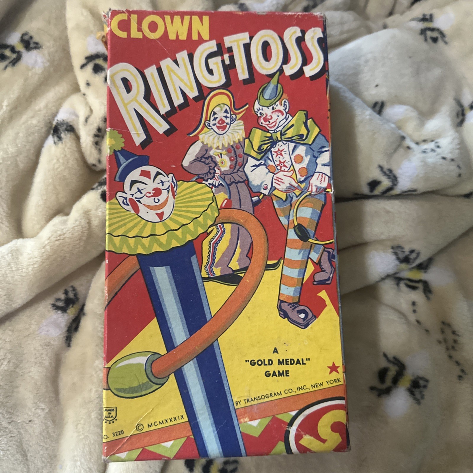 Clown Ring-Toss Game by Transogram