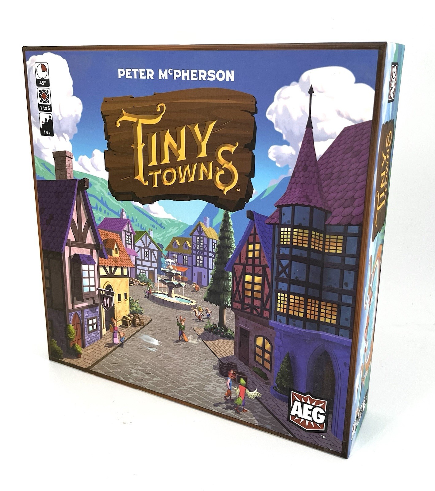Tiny Towns Board Game Peter McPherson 2019 Build Construct COMPLETE