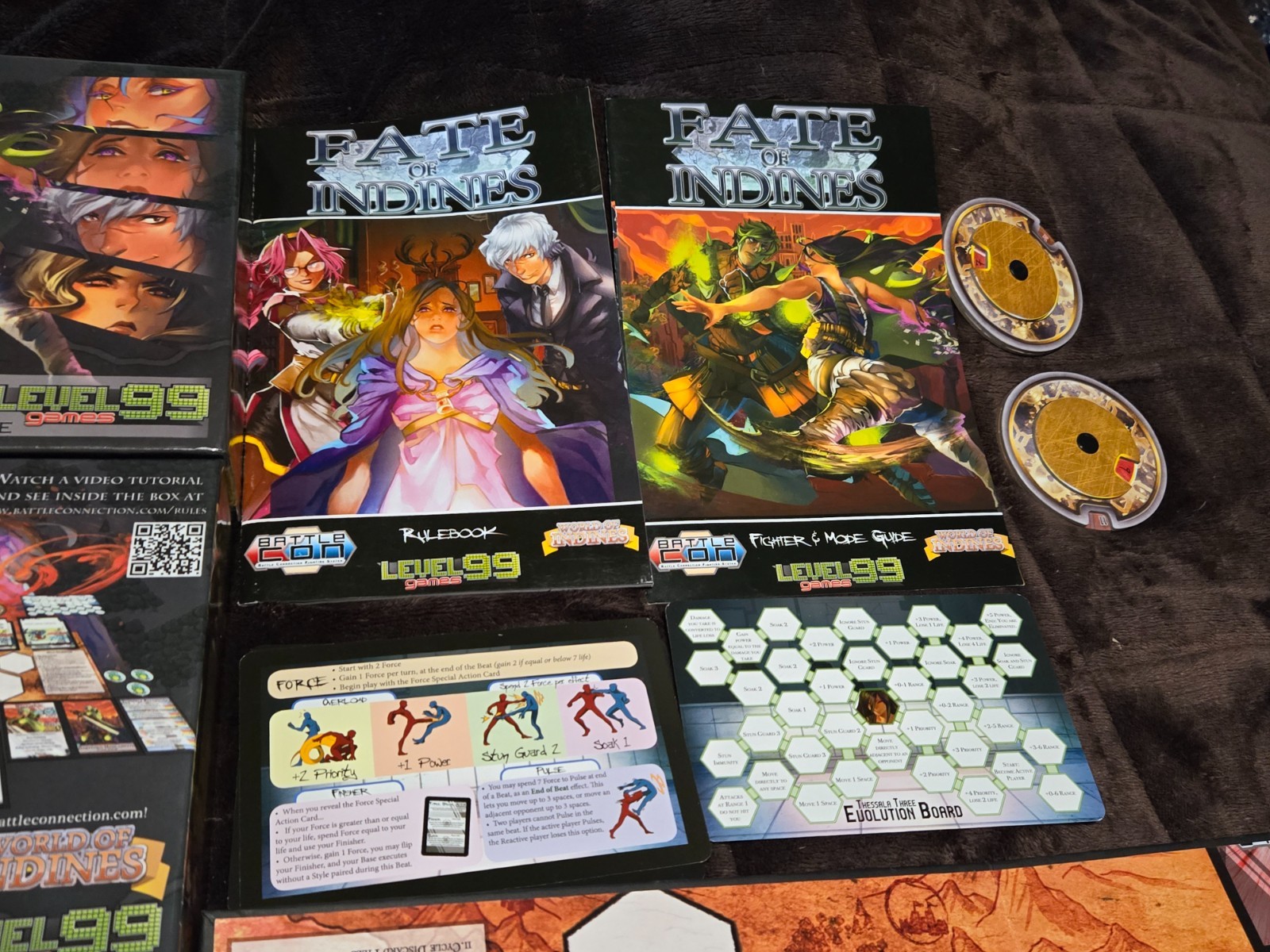 BATTLE CON Fate of the Indines Standalone Dueling Card Game Complete